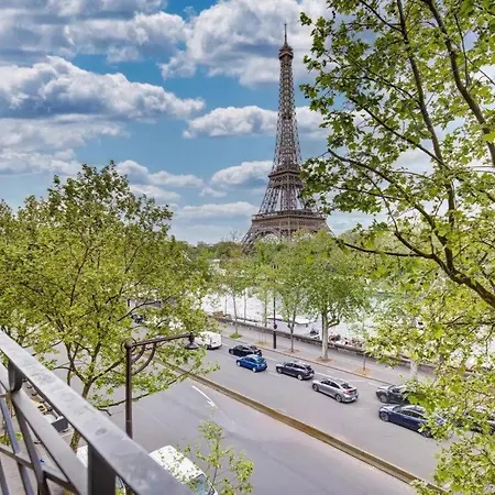 Magnifique Vue Tour Eiffel Апартаменты Париж